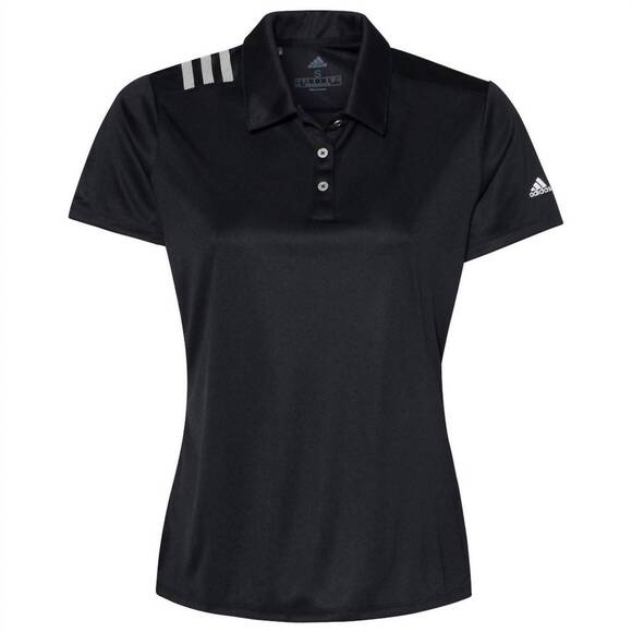 ADIDAS Tops - NEW ADIDAS women's three shoulder stripe top in black white